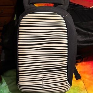 Stylish Black and White Backpack